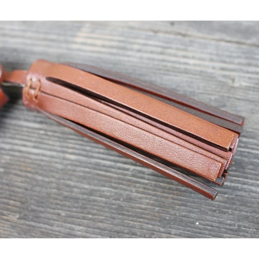 Coach SLG - Legacy Series Tassel (Bag Charm) in British Tan